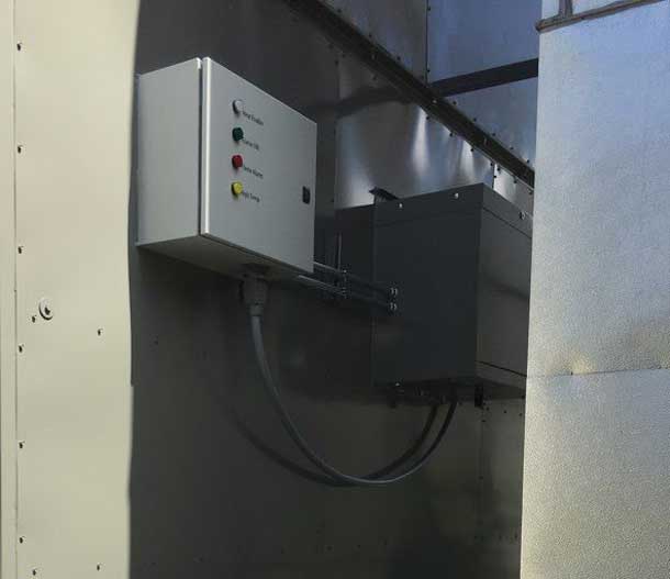 industrial direct gas-fired duct air heater
